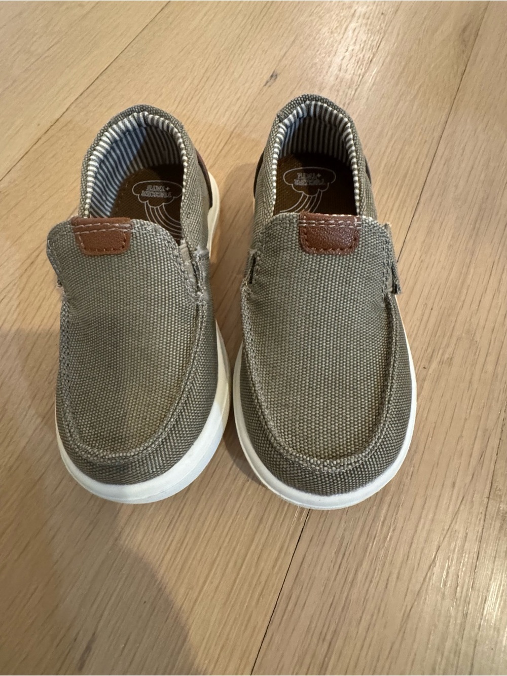 Tucker + Tate Brown Canvas Boat Shoes